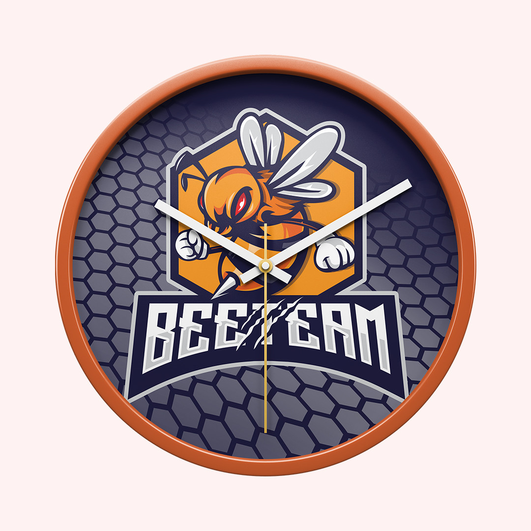 Bee Team Clock